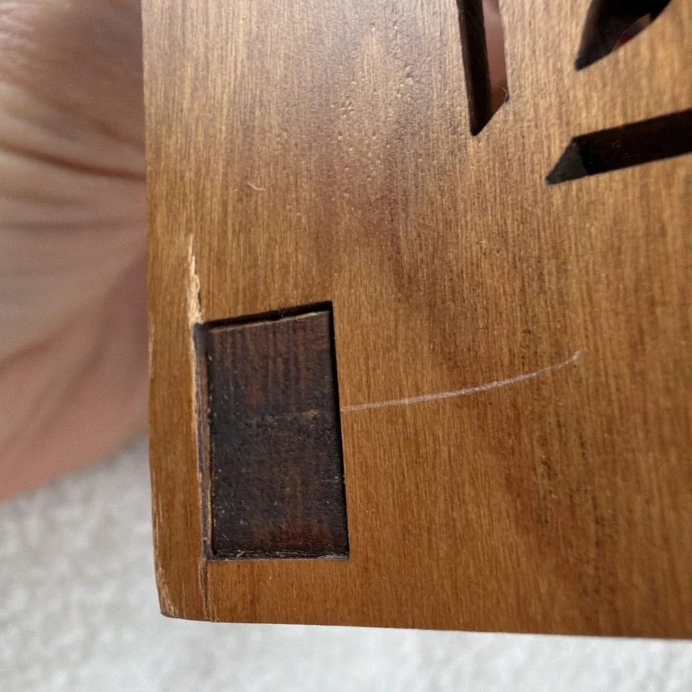 Frank Lloyd Wright Laser Cut Wood Williams House Design Napkin / Letter Holder